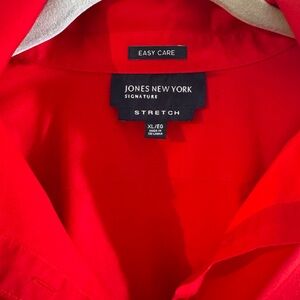Jones New York Signature Red Shirt